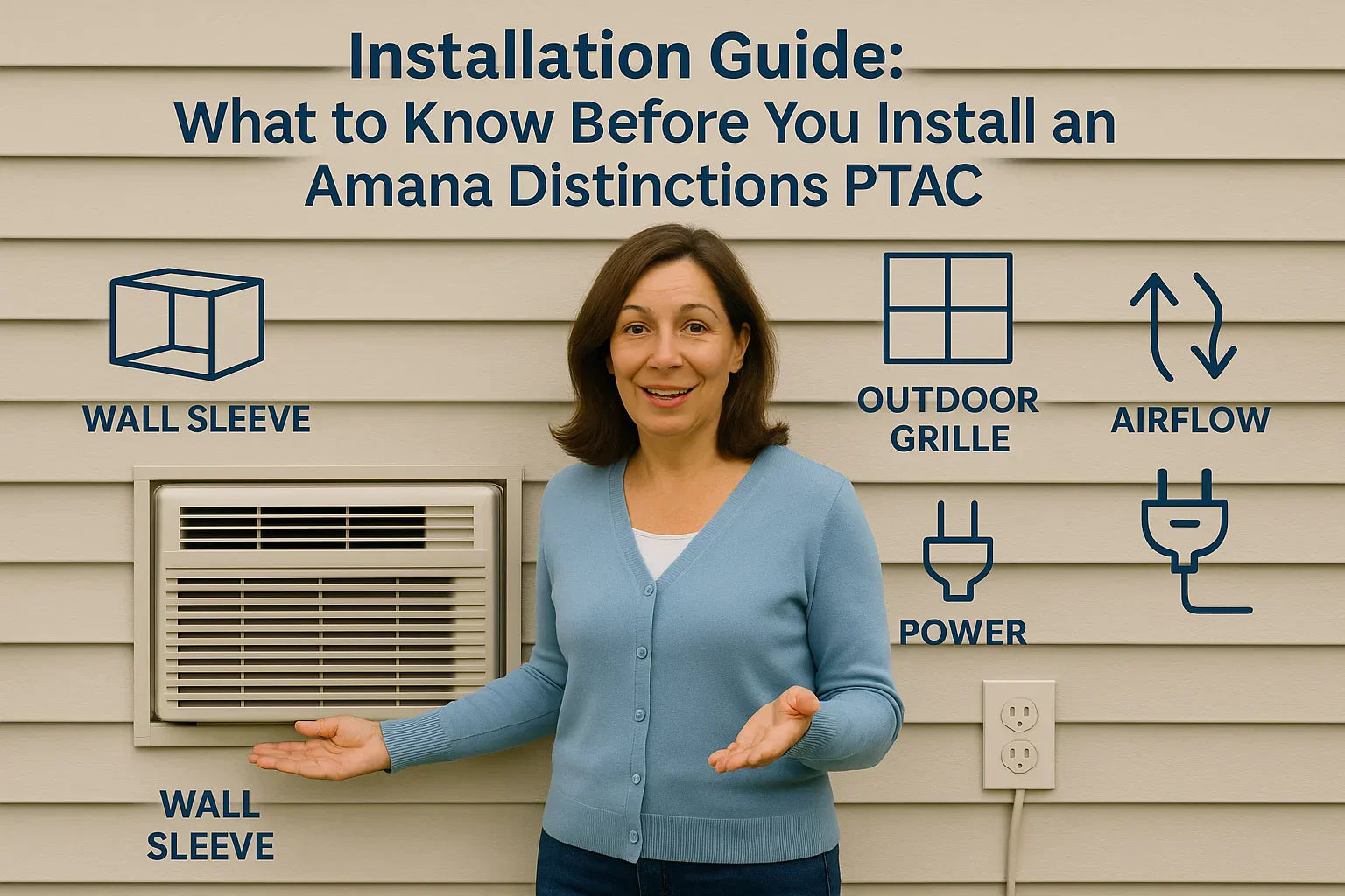 Installation Guide What to Know Before You Install an Amana Distinctions PTAC