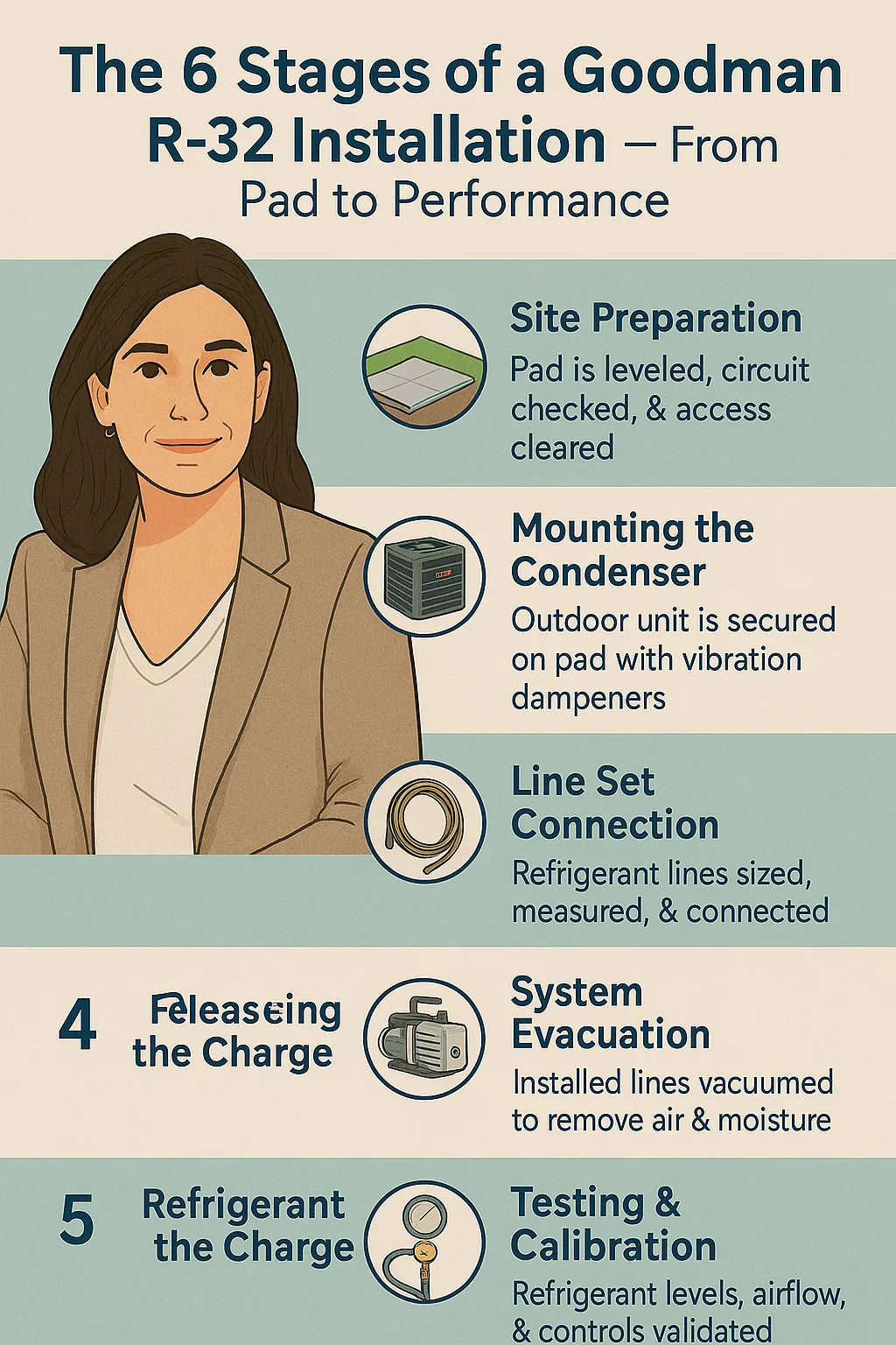 Installation Know-How — What Homeowners Should Expect During a Goodman R-32 Setup