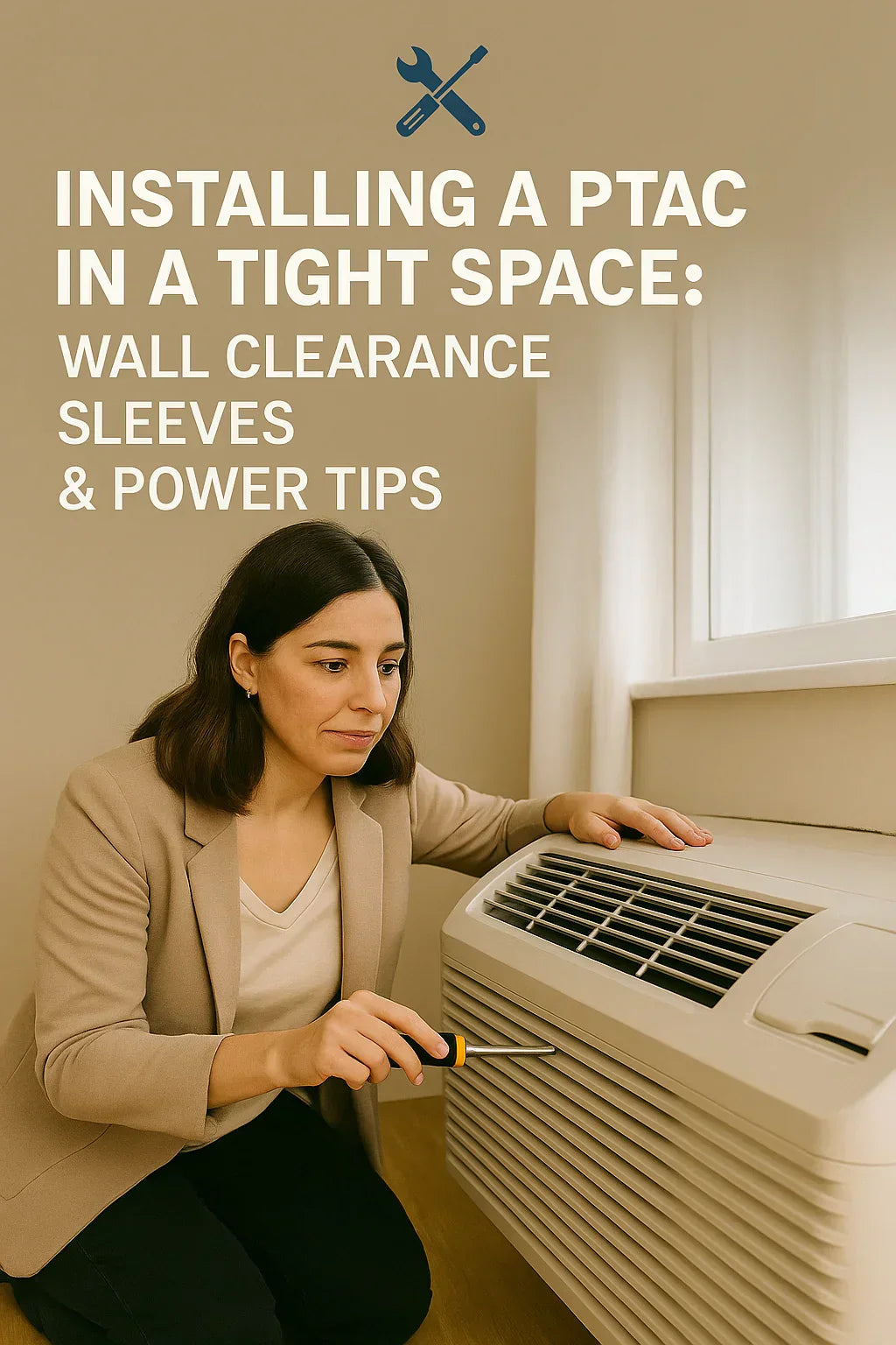 Installing a PTAC in a Tight Space Wall Clearance, Sleeves & Power Tips