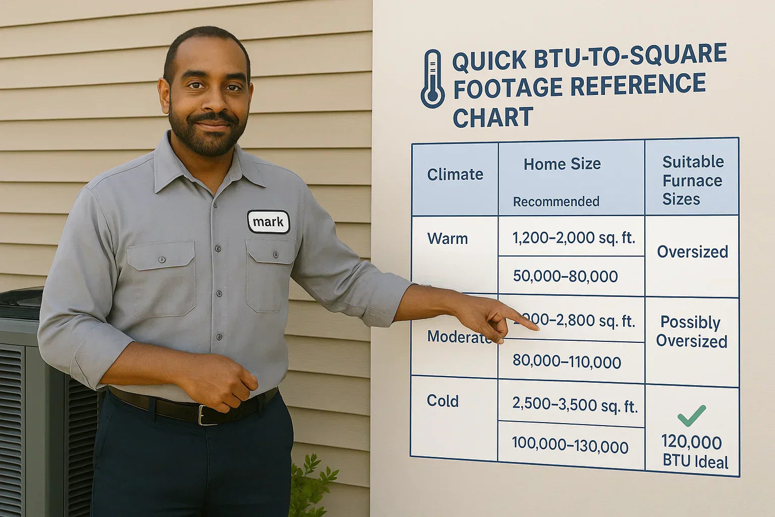 Is a 120,000 BTU Furnace Right for Your Home? Sizing, Layouts & Climate Tips from Mark