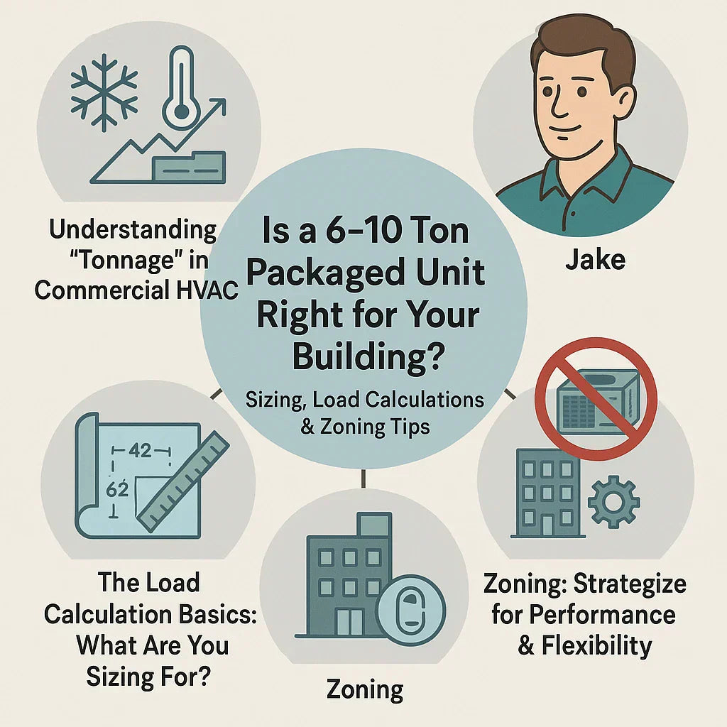 Is a 6–10 Ton Packaged Unit Right for Your Building Sizing, Load Calculations & Zoning Tips