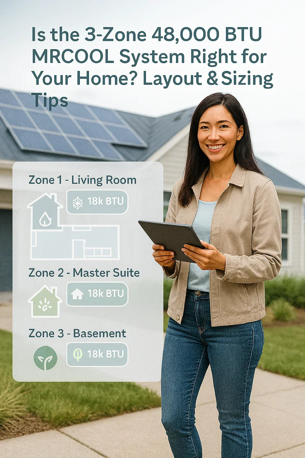 Is the 3-Zone 48,000 BTU MRCOOL System Right for Your Home Layout & Sizing Tips
