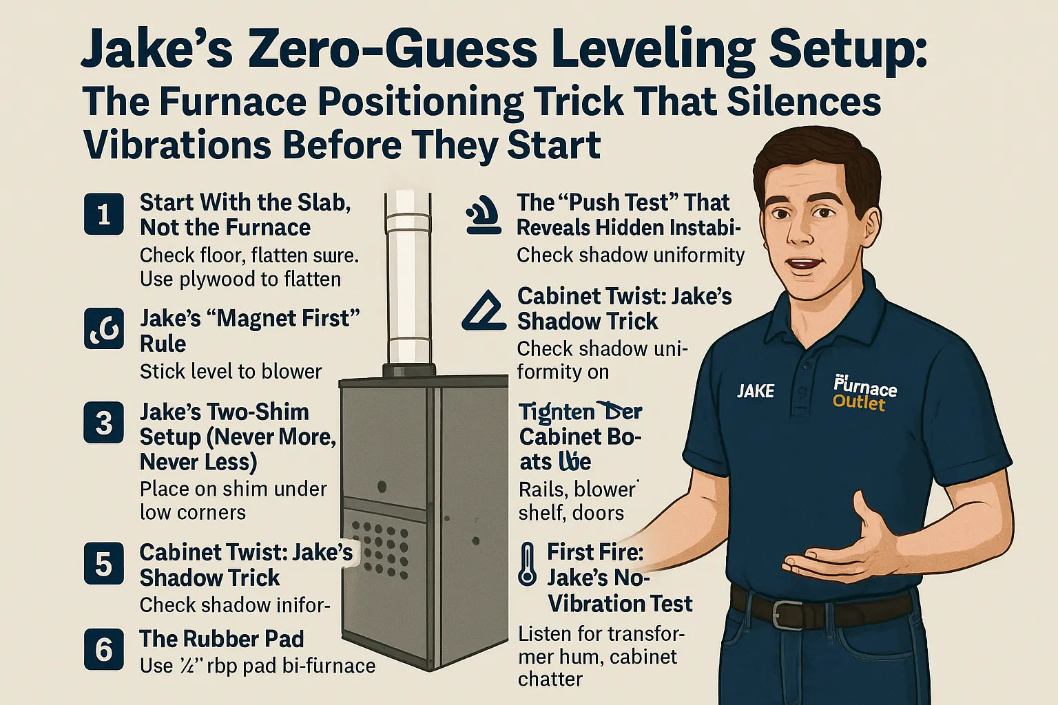 Jake’s Zero-Guess Leveling Setup: The Furnace Positioning Trick That Silences Vibrations Before They Start