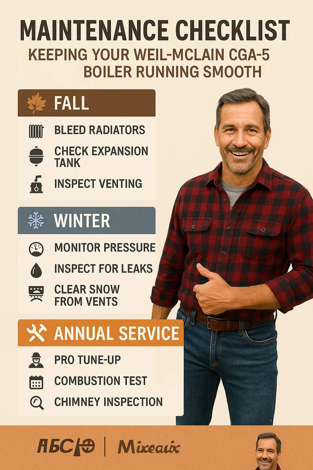 Maintenance Checklist: Keeping Your Weil-McLain CGA-5 Boiler Running Smooth