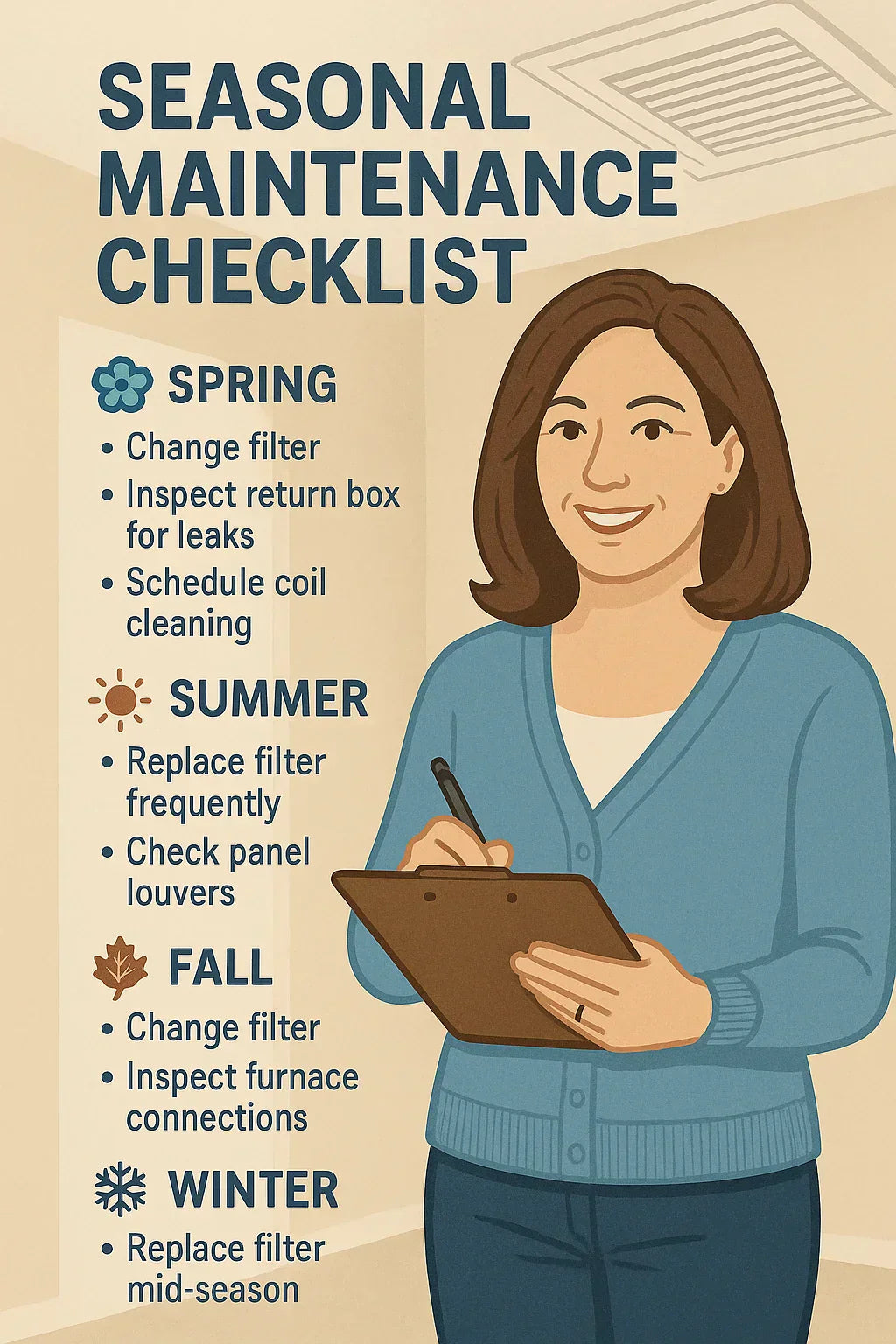 Maintenance Made Easy Using Ceiling Access Panels for Filters and Service