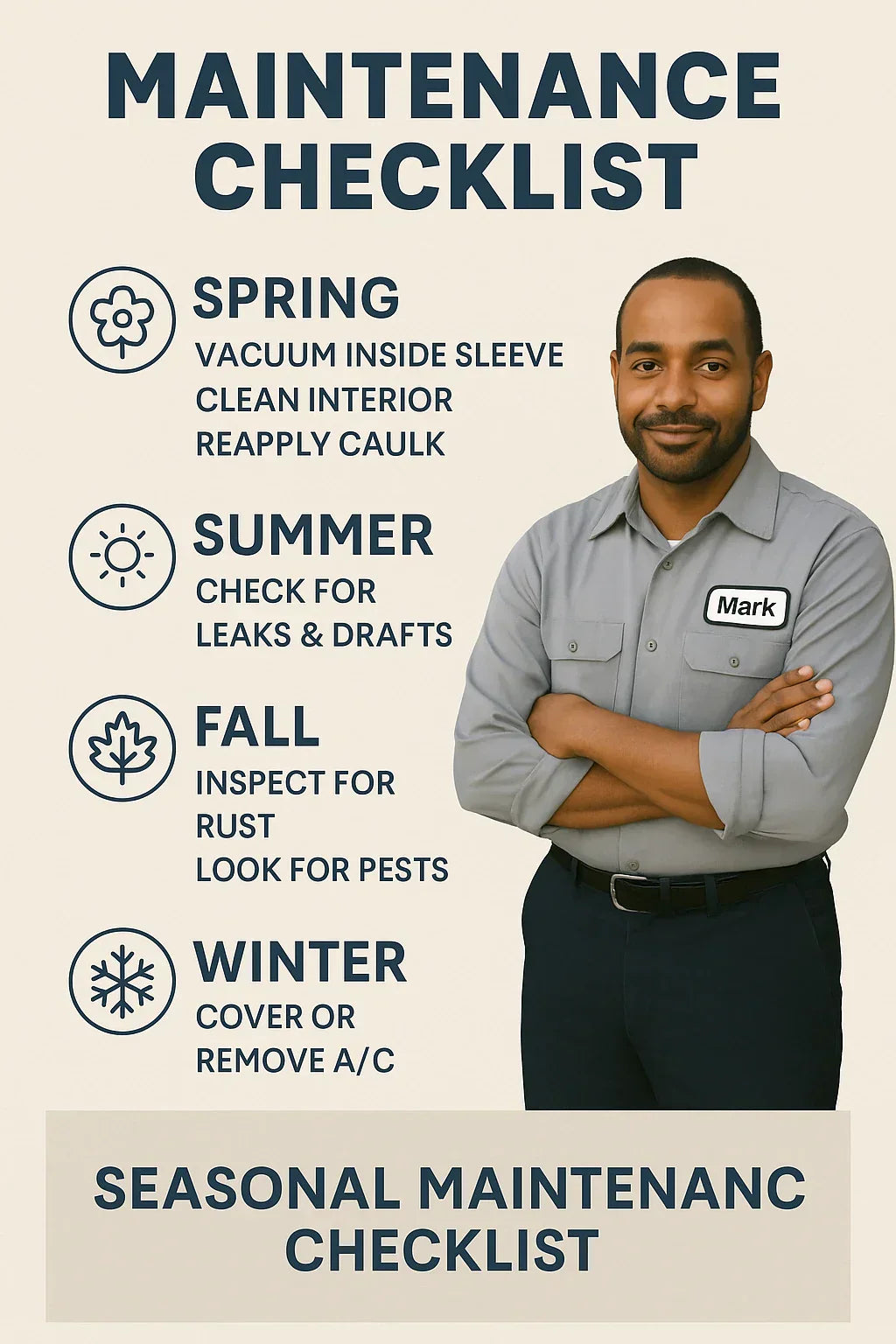 Maintenance Tips Keeping Your Amana Wall Sleeve in Good Shape