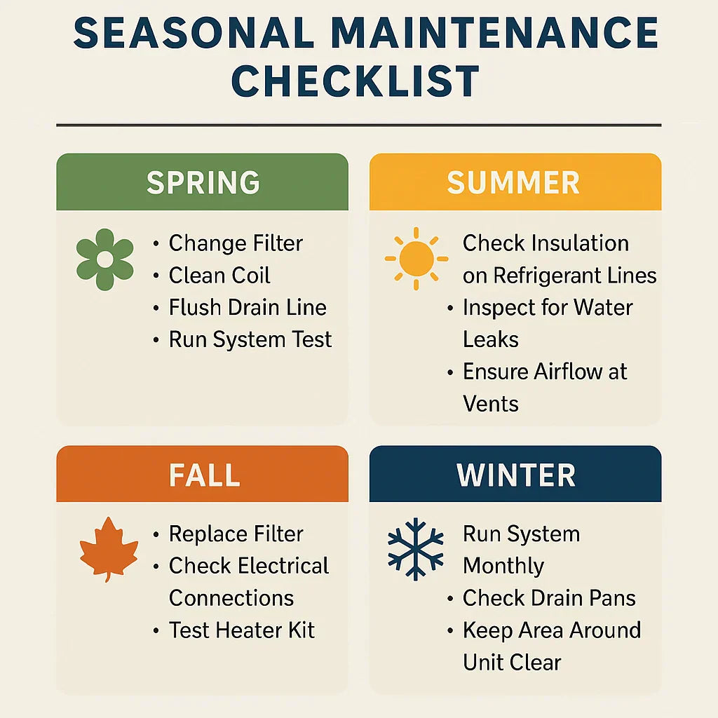 Maintenance Tips to Keep Your Goodman Wall-Mounted Air Handler Efficient