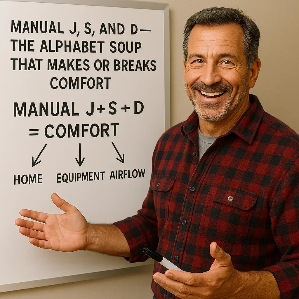 Manual J, S, and D — The Alphabet Soup That Makes or Breaks Comfort