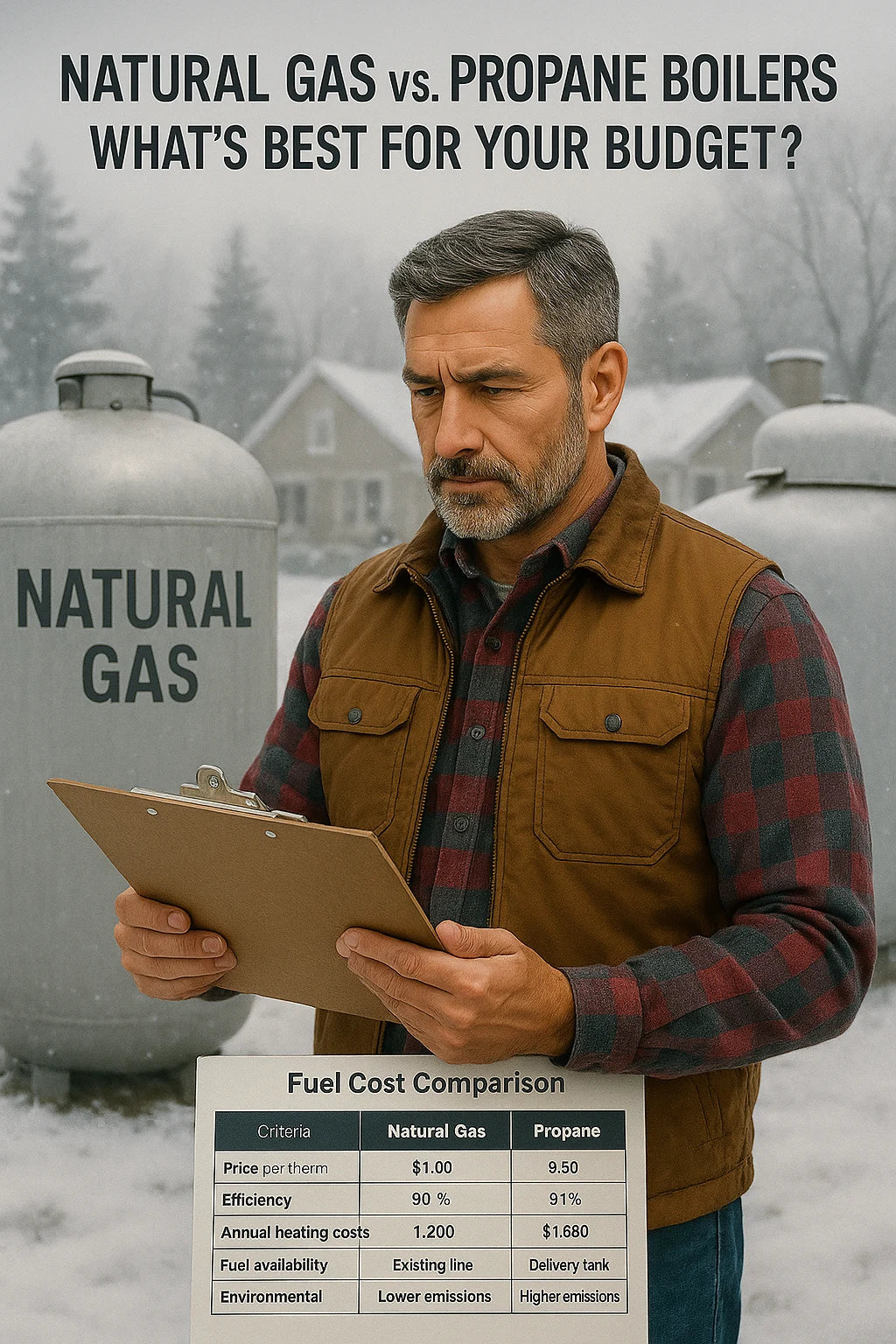 Natural Gas vs. Propane Boilers What’s Best for Your Region and Budget