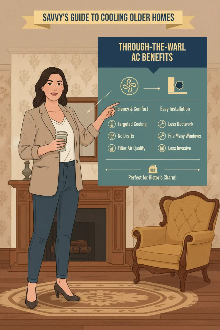 No Ducts, No Problem — Why Through-the-Wall ACs Are Perfect for Older Homes