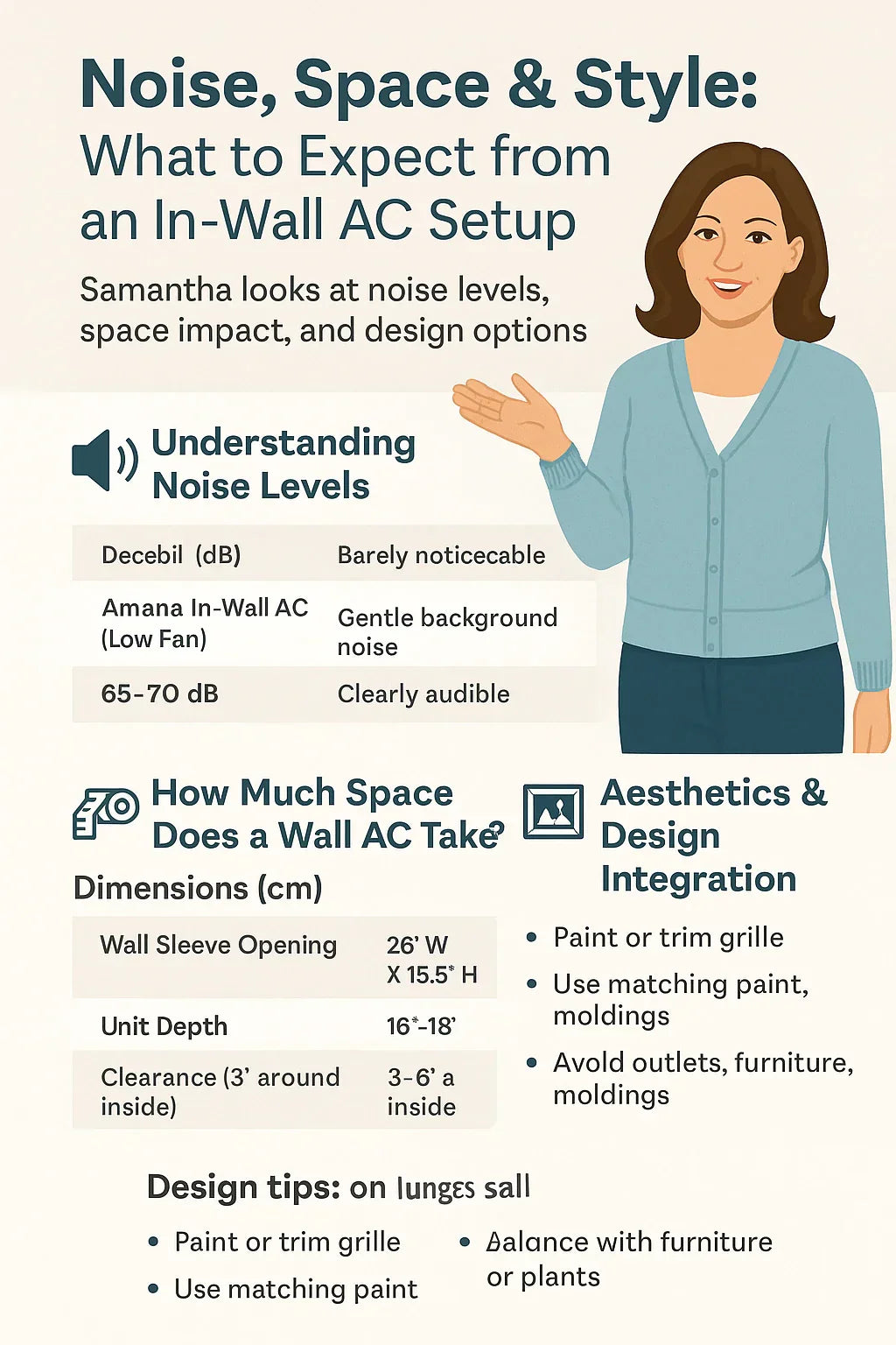 Noise, Space & Aesthetics — What to Expect from an In-Wall AC Setup