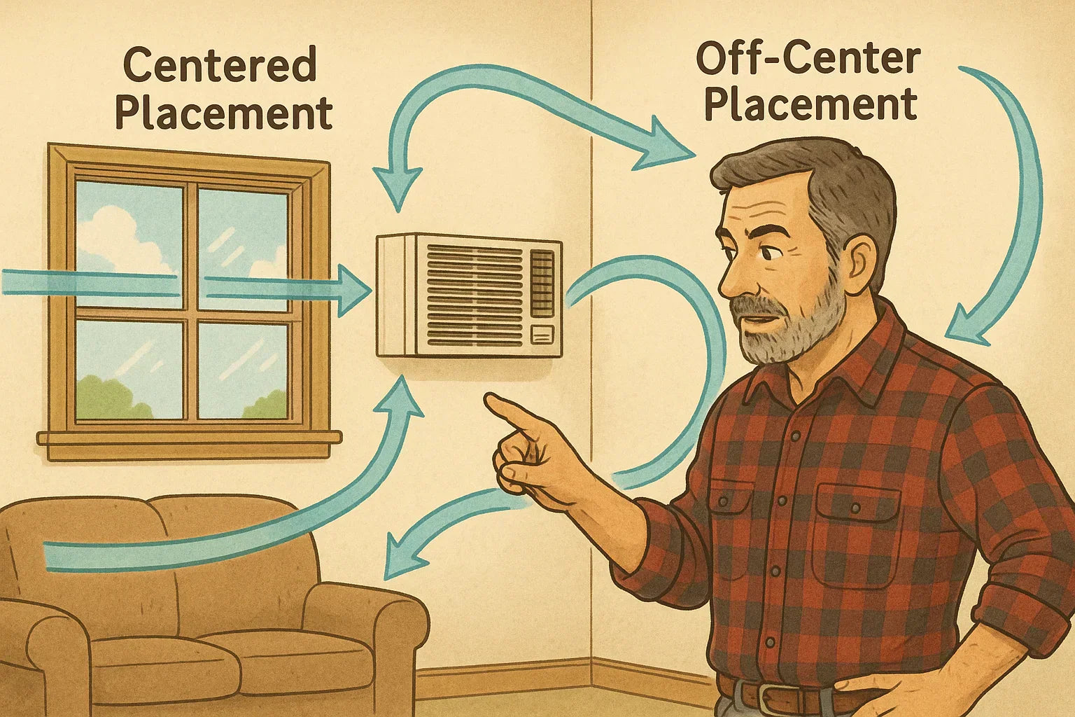 Off-Center Placement Theory Why Mike NEVER Installs a Wall Unit Dead-Center