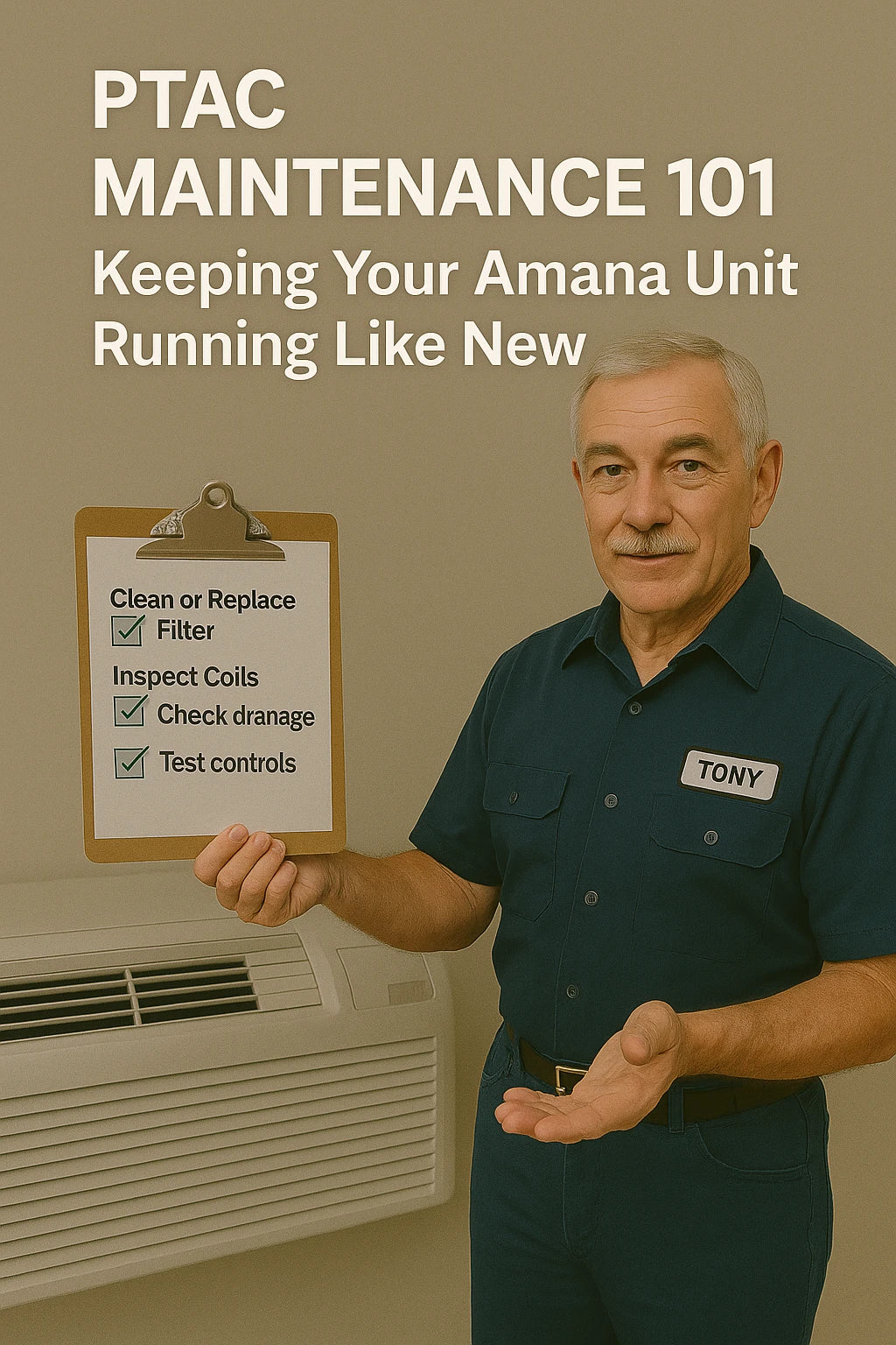 PTAC Maintenance 101 Keeping Your Amana Unit Running Like New