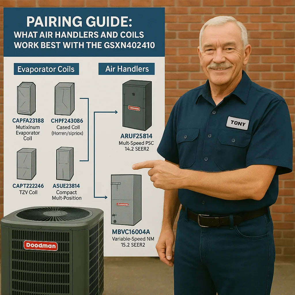 Pairing Guide What Air Handlers and Coils Work Best with the GSXN402410