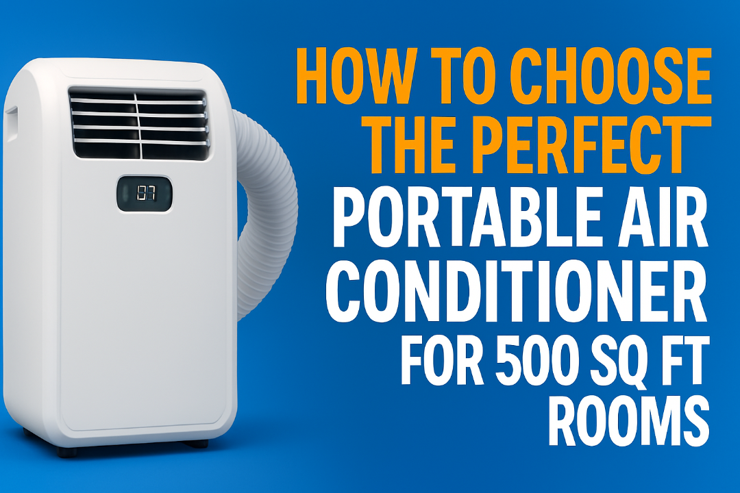 How to Choose the Perfect Portable Air Conditioner for 500 sq ft Rooms