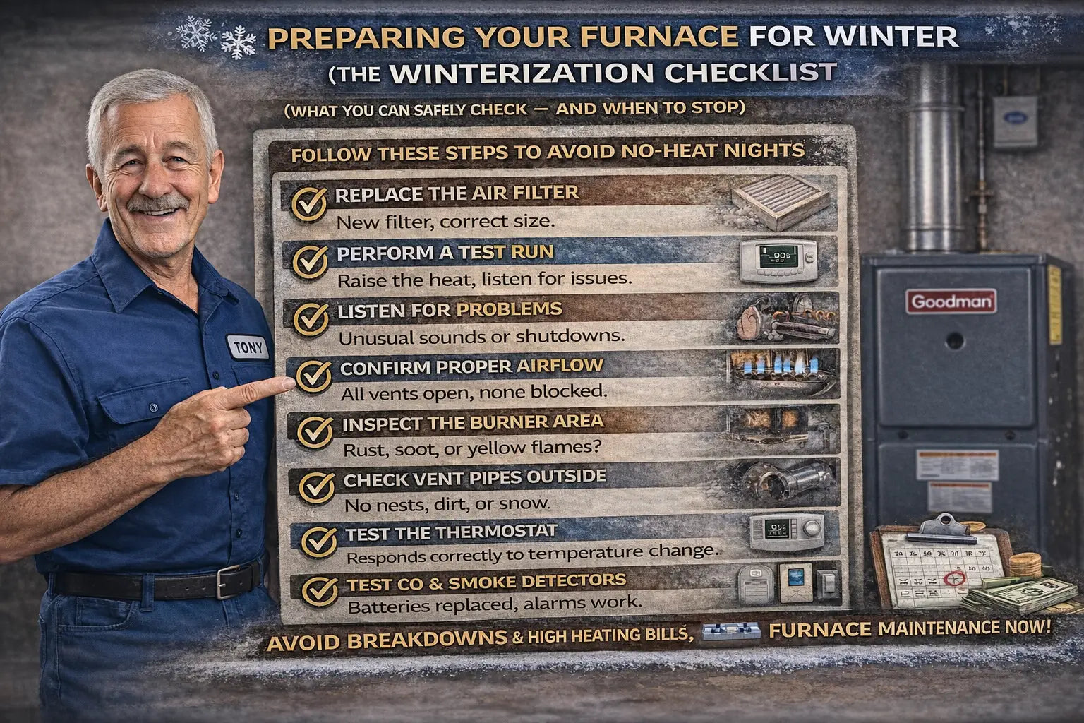 Preparing Your Furnace for Winter (Winterization Checklist)