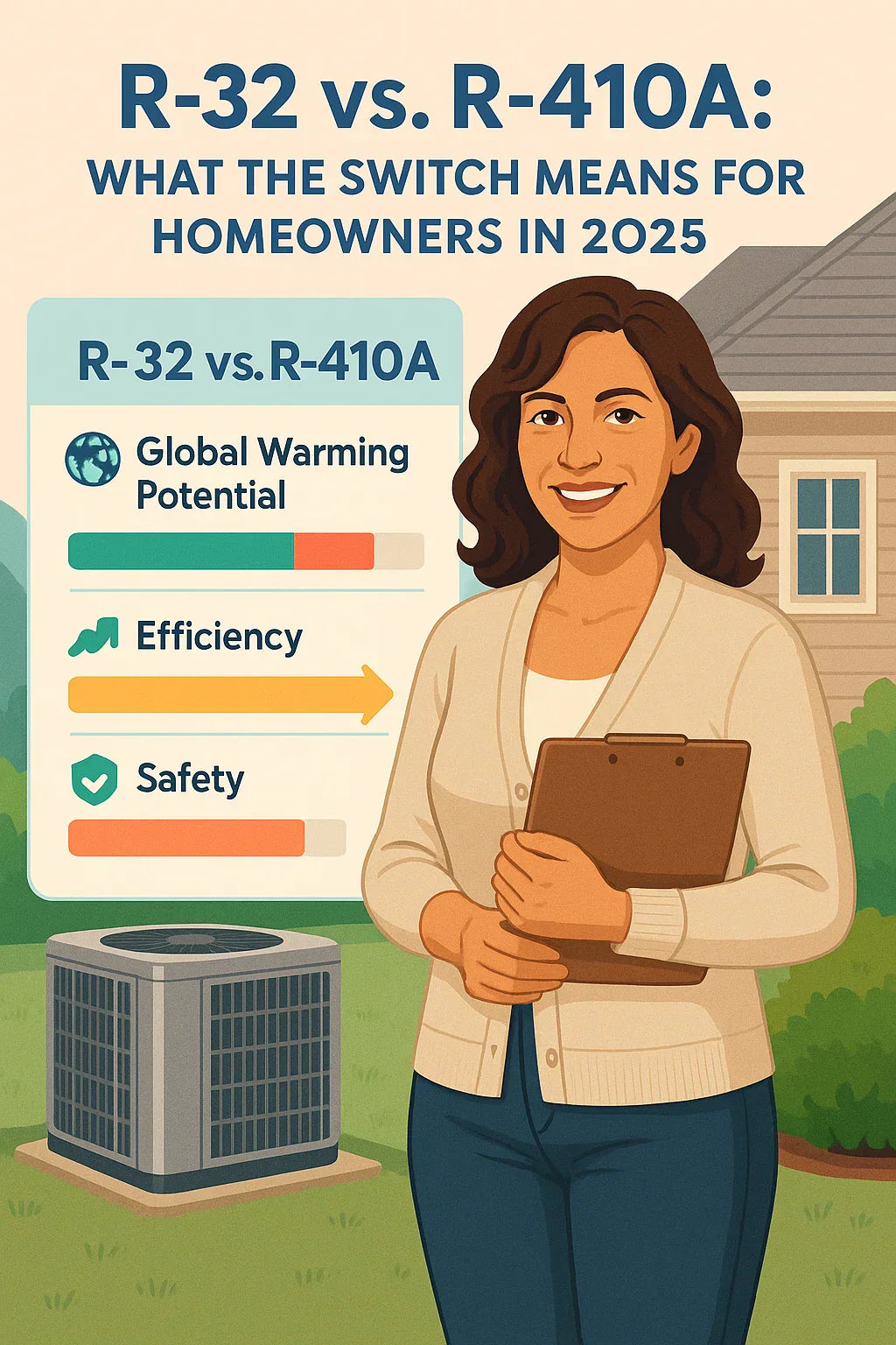 R-32 vs. R-410A What the Switch Means for Homeowners in 2025