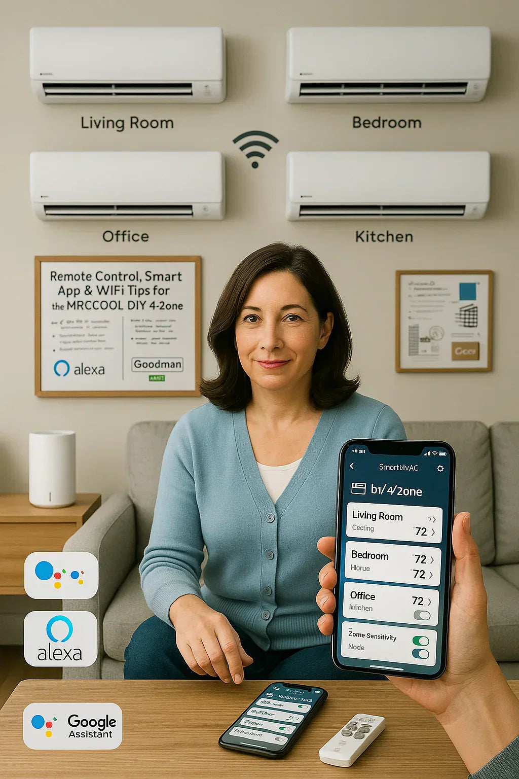 Remote Control, Smart App & WiFi Tips for the MRCOOL DIY 4-Zone