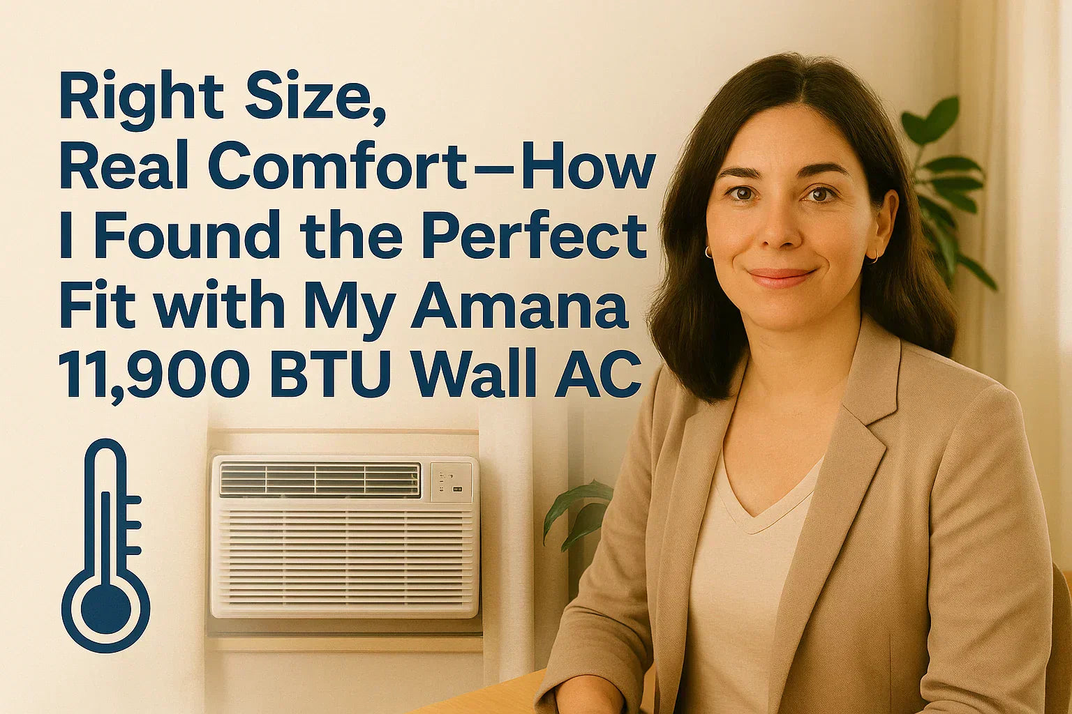 Right Size, Real Comfort — How I Found the Perfect Fit with My Amana 11,900 BTU Wall AC
