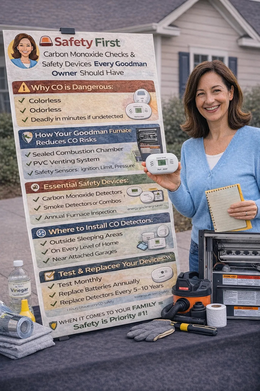 Safety First Carbon Monoxide Checks & Safety Devices Every Goodman Owner Should Have