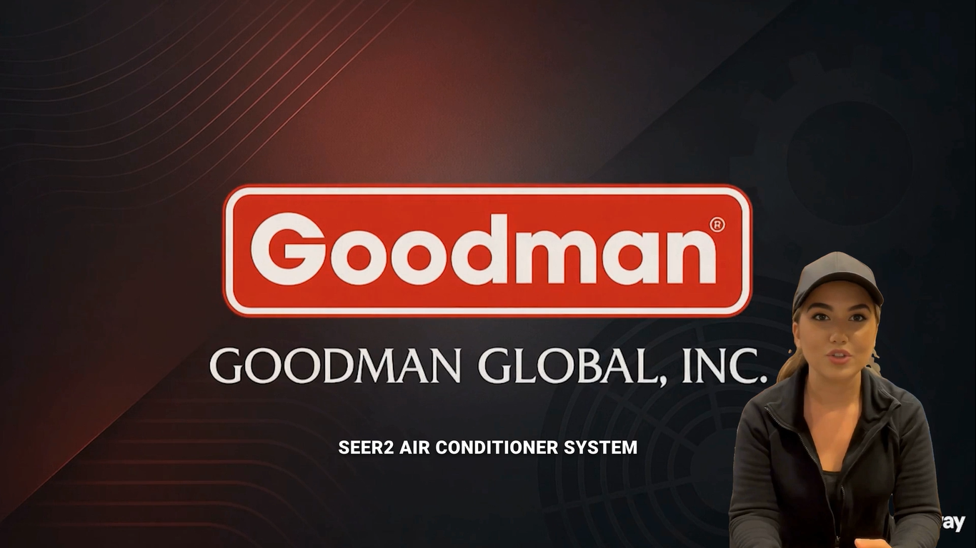 3 Ton 15.2 SEER2 100,000 BTU 96% AFUE Goodman Upflow Air Conditioner System