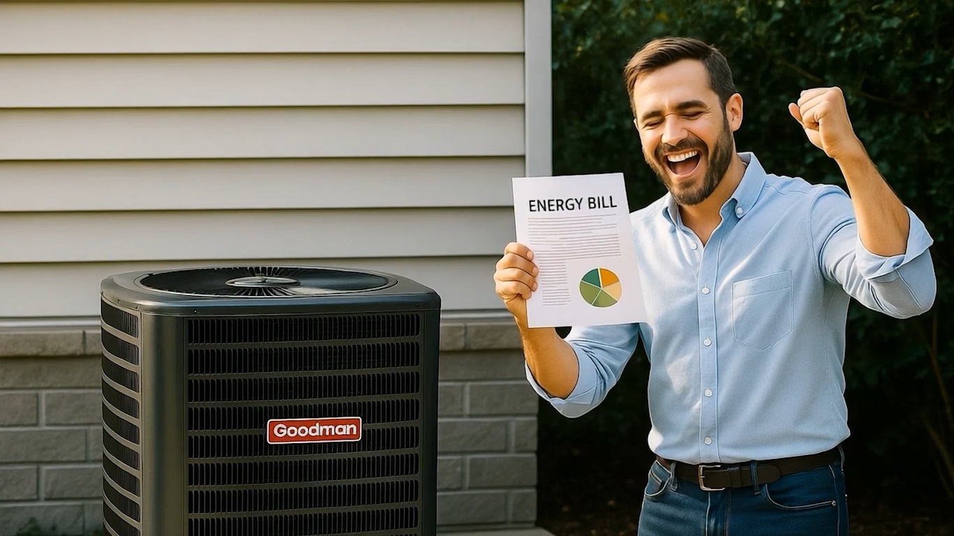Goodman 2 Ton 15.2 SEER2 System: