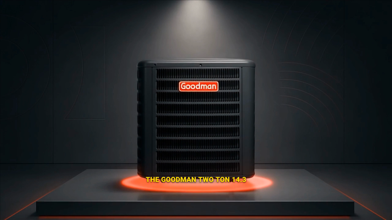 Goodman 2 Ton 14.3 SEER2 Single-Stage Air Conditioner Condenser