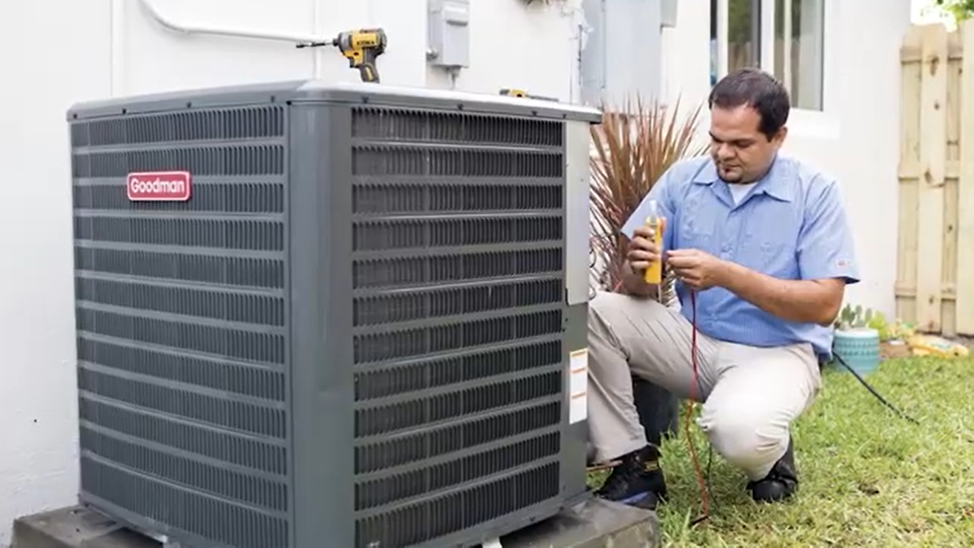 5 Ton Up To 13.4 SEER2 Goodman Air Conditioner Condenser