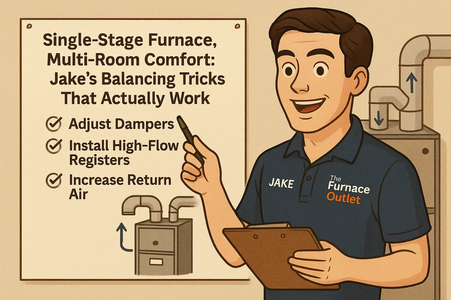Single-Stage Furnace, Multi-Room Comfort Jake’s Balancing Tricks That Actually Work