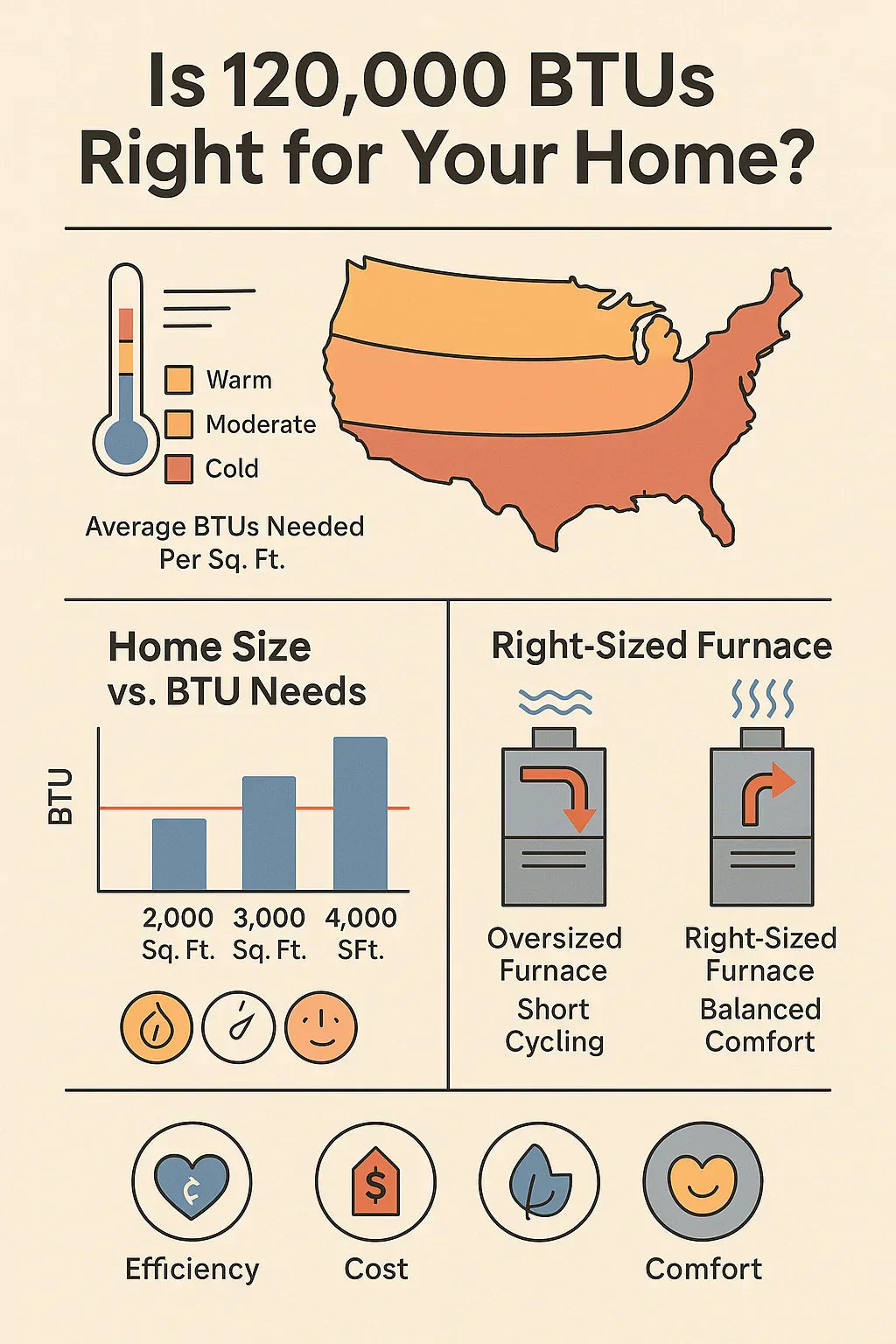 Sizing Guide Is a 120,000 BTU Furnace Right for Your Home