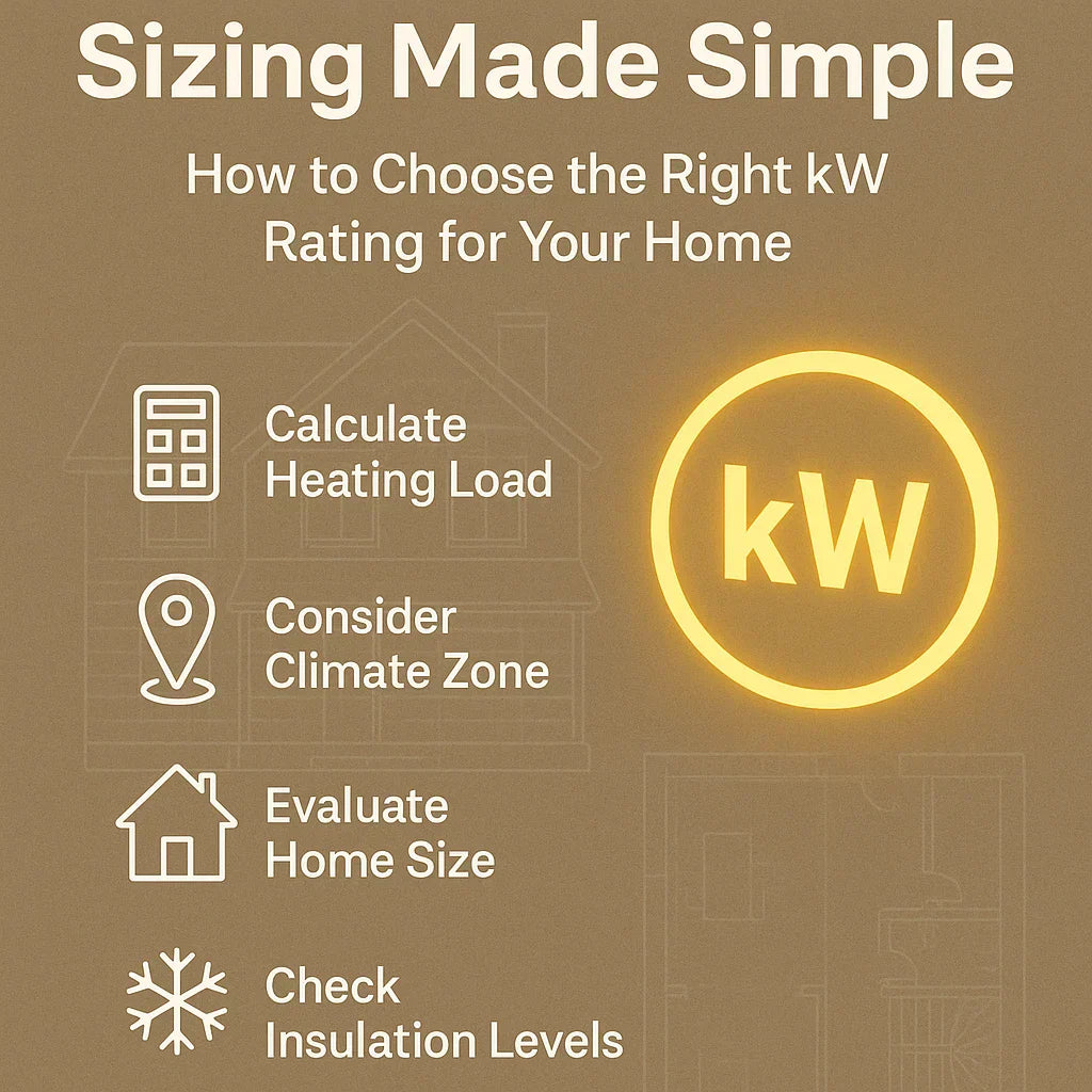 Sizing Made Simple How to Choose the Right kW Rating for Your Home