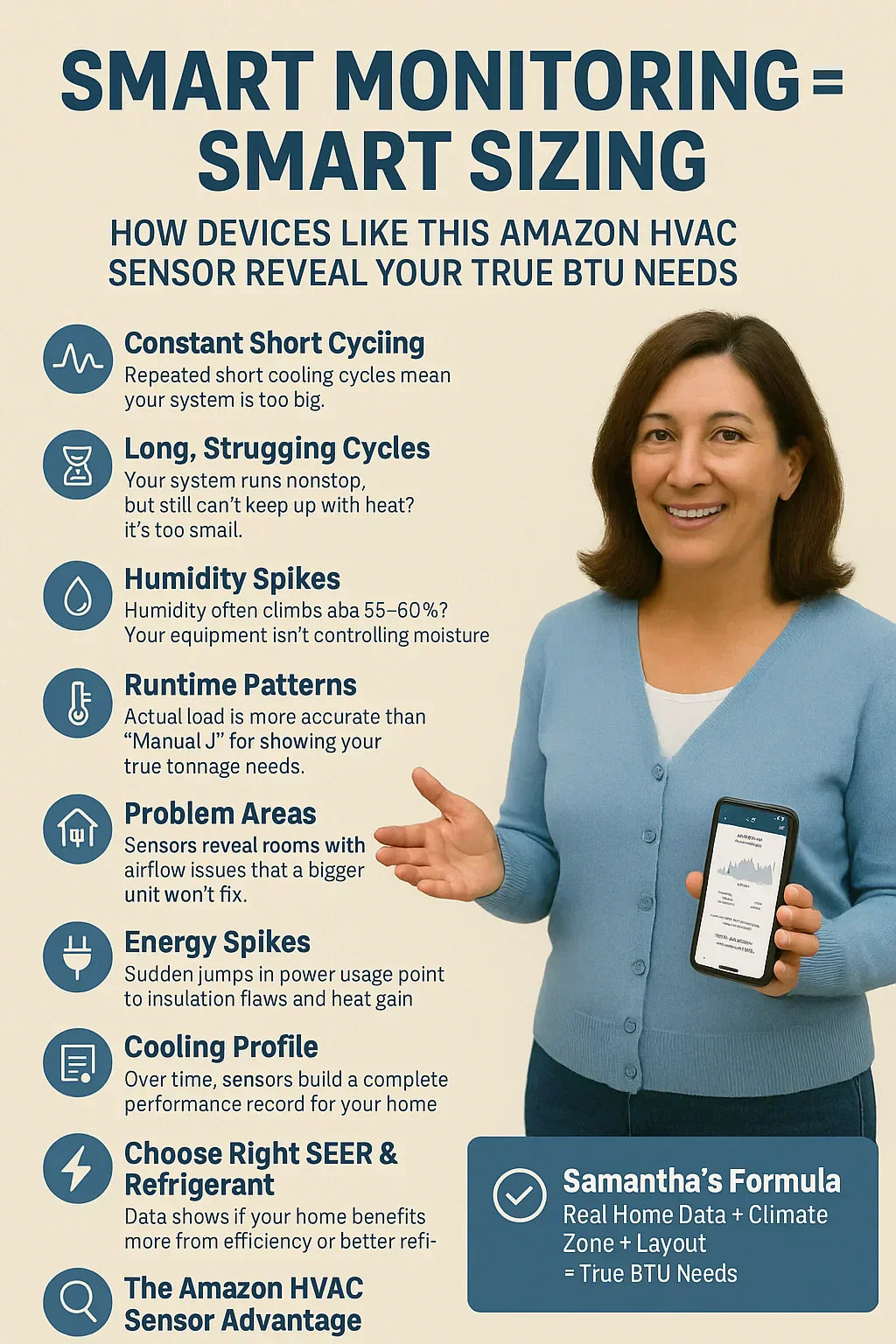 Smart Monitoring = Smart Sizing: How Devices Like This Amazon HVAC Sensor Reveal Your True BTU Needs