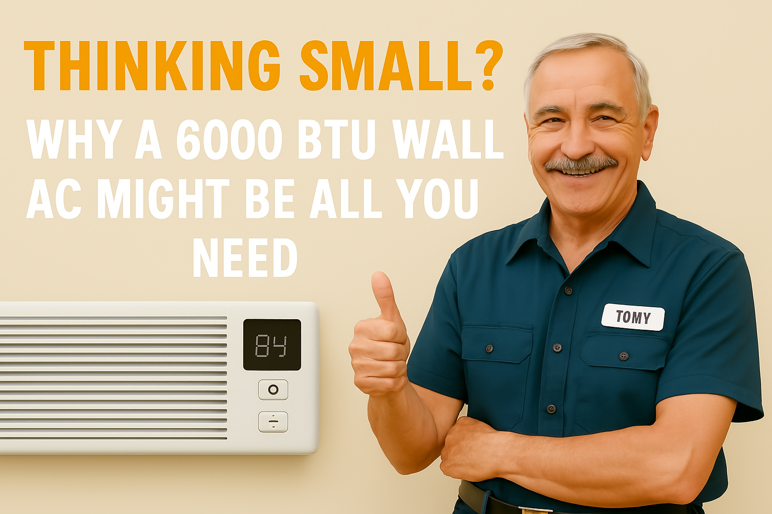 Thinking Small? Why a 6000 BTU Wall AC Might Be All You Need