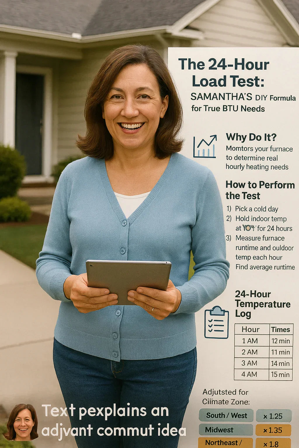 The 24-Hour Load Test Samantha’s Method for Determining the Minimum BTUs Your Home Actually Needs
