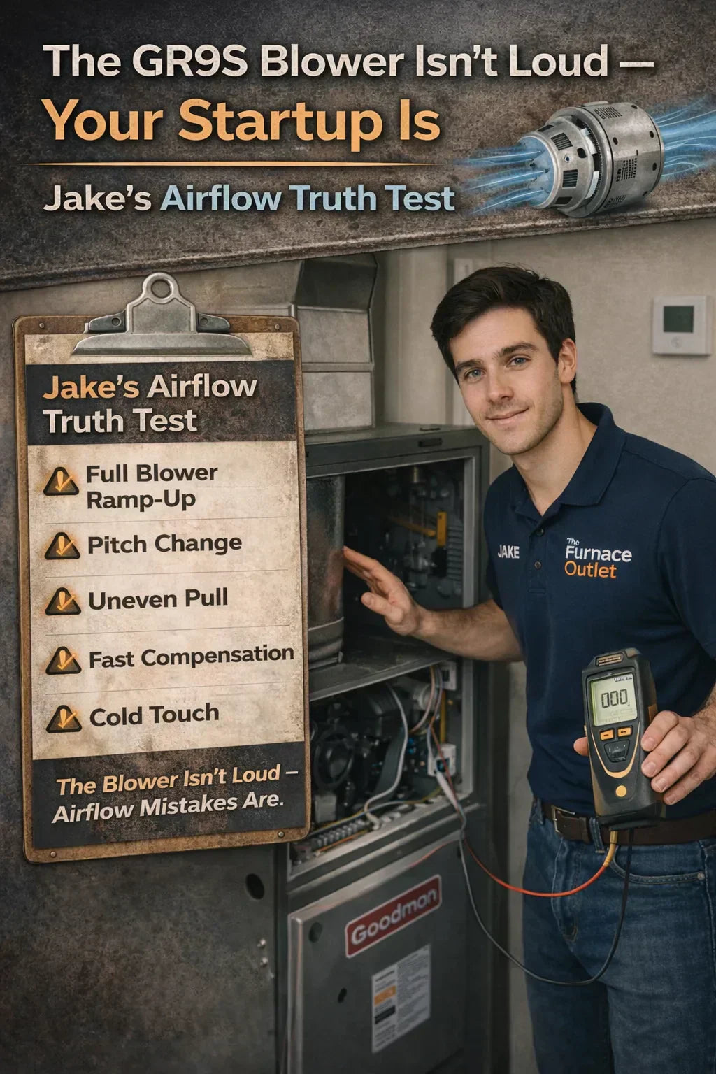 The GR9S Blower Isn’t Loud — Your Startup Is Jake’s Airflow Truth Test