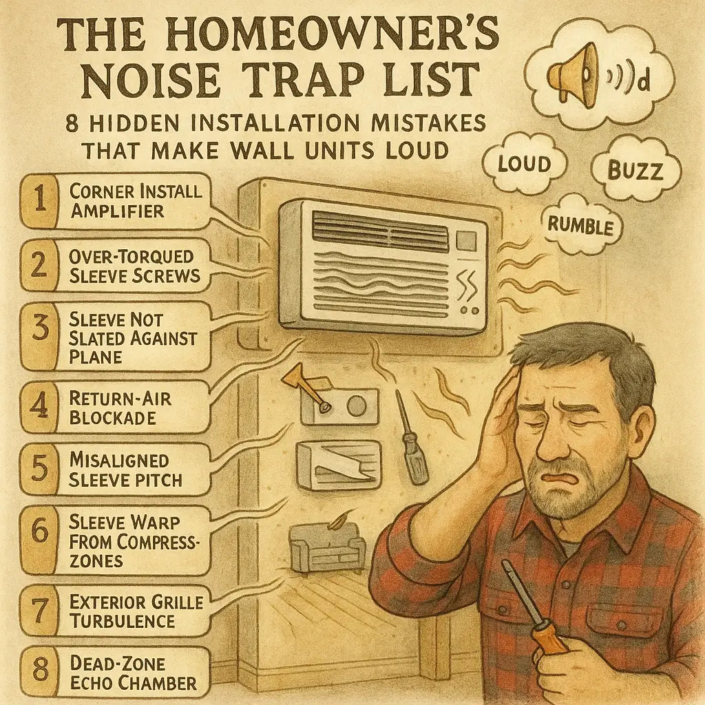 The Homeowner’s Noise Trap List Mike’s 8 Hidden Installation Mistakes That Make Wall Units Loud