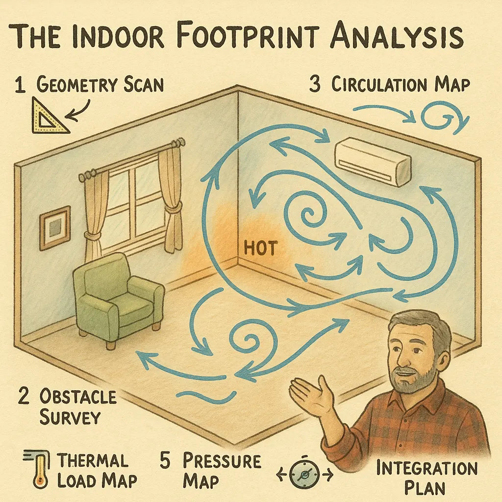 The Indoor Footprint Analysis Mike’s 6-Step Process for Ensuring the Unit Never Fights the Room