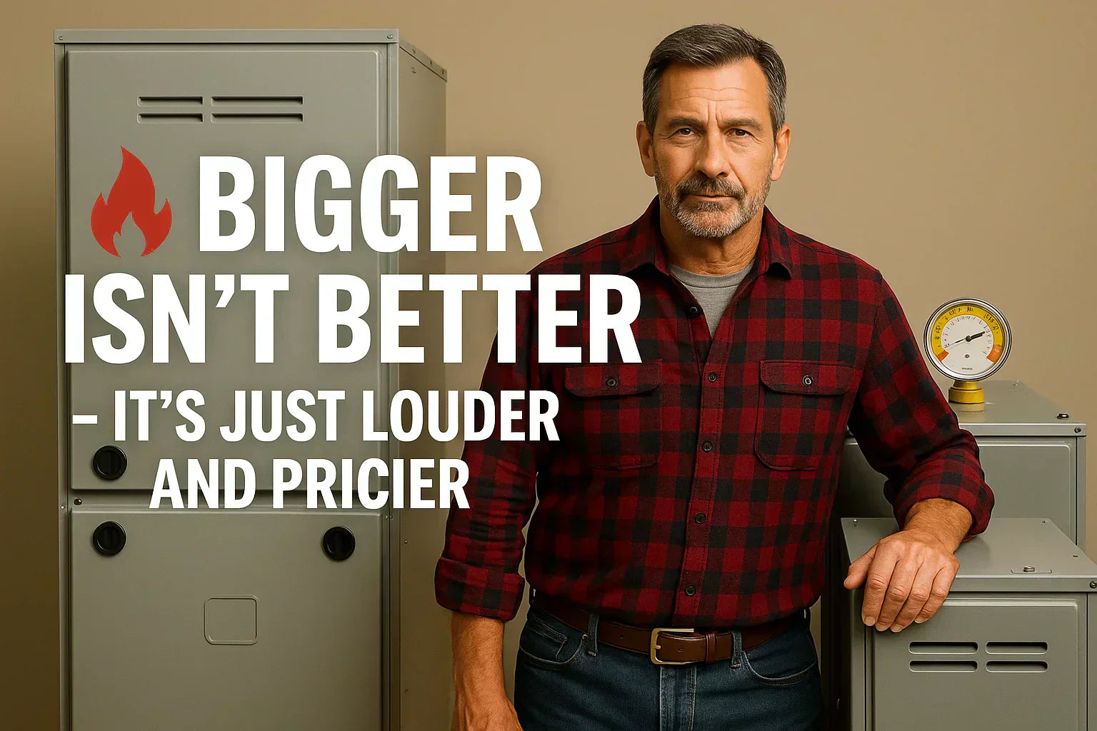 The Myth of the ‘Bigger Furnace’ — Why It’s the Most Expensive Comfort Mistake