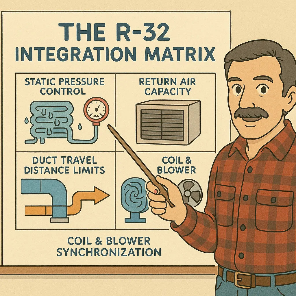 The R-32 Integration Matrix Mike’s Rules for Pairing Next-Gen Refrigerant Systems With Legacy Ductwork