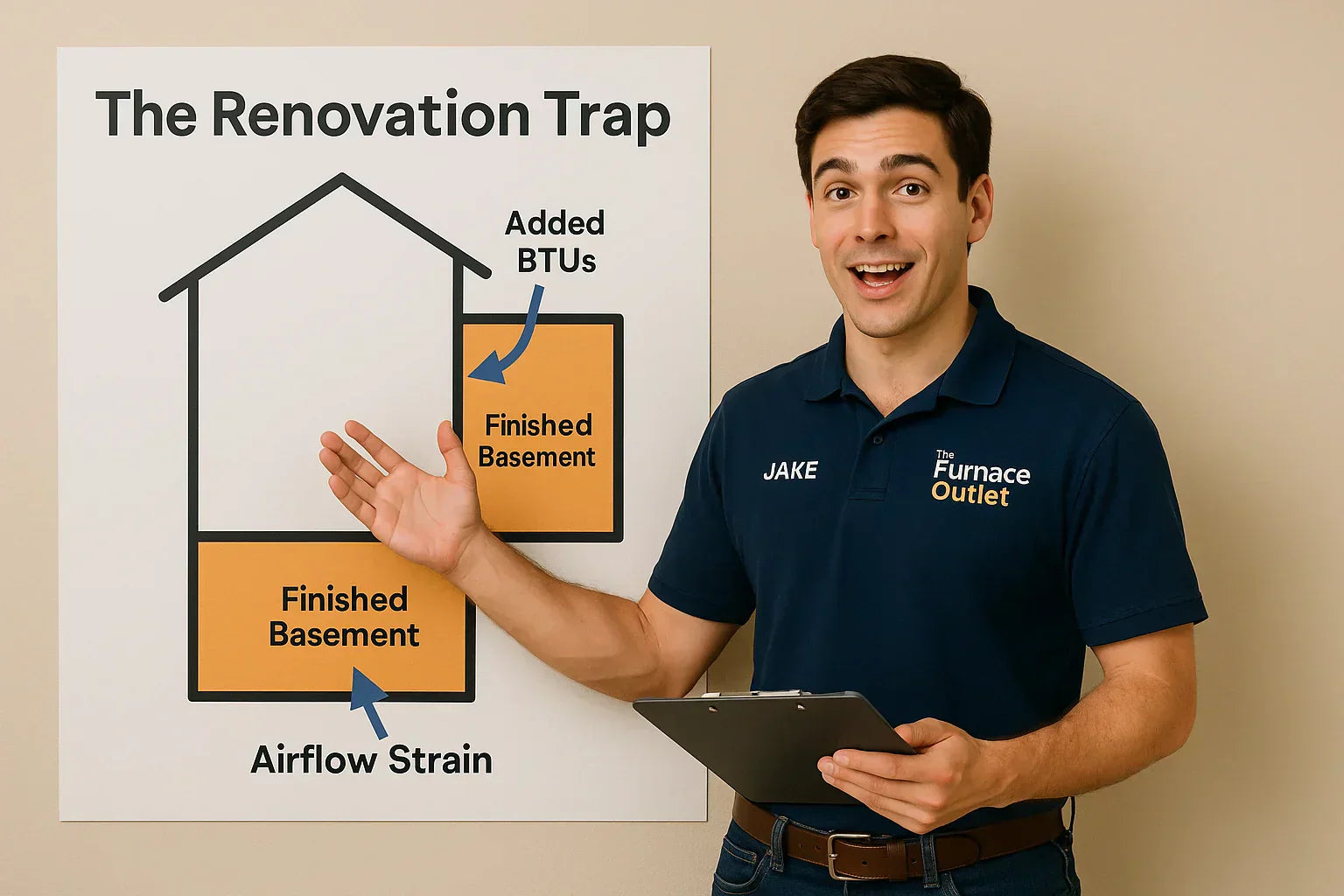 The Renovation Trap Why Add-Ons and Finished Basements Can Throw Off Sizing
