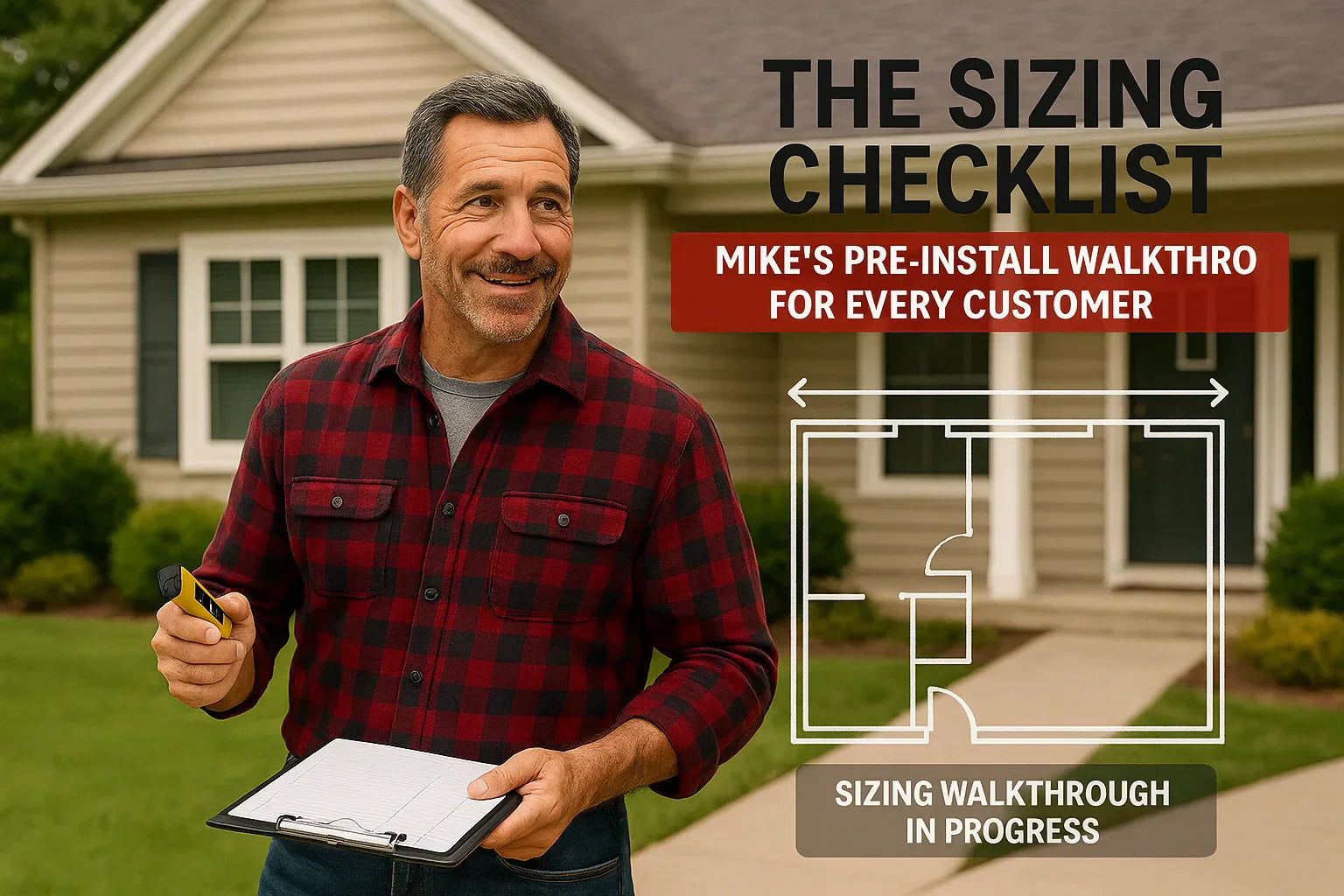 The Sizing Checklist — Mike’s Pre-Install Walkthrough for Every Customer