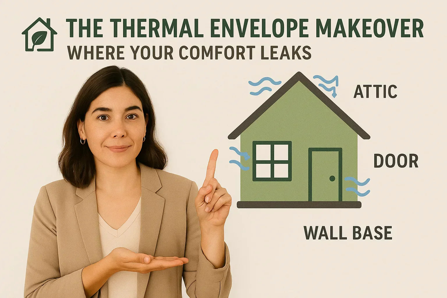 The Thermal Envelope Makeover — Designing Systems That Don’t Fight a Leaky Room