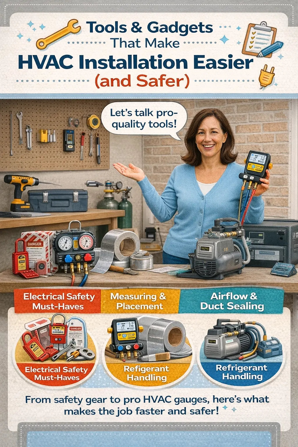 Tools & Gadgets That Make HVAC Installation Easier (and Safer)
