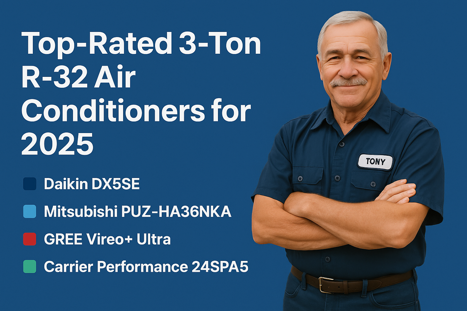 Top-Rated 3-Ton R-32 Air Conditioners for 2025