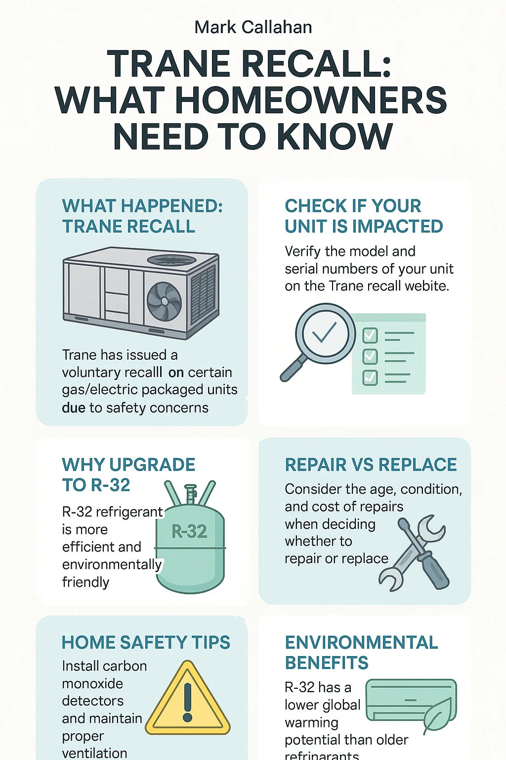 Trane Recall: What Homeowners Need to Know About Gas/Electric Packaged Units, Safety, and the Shift Toward R-32 Systems
