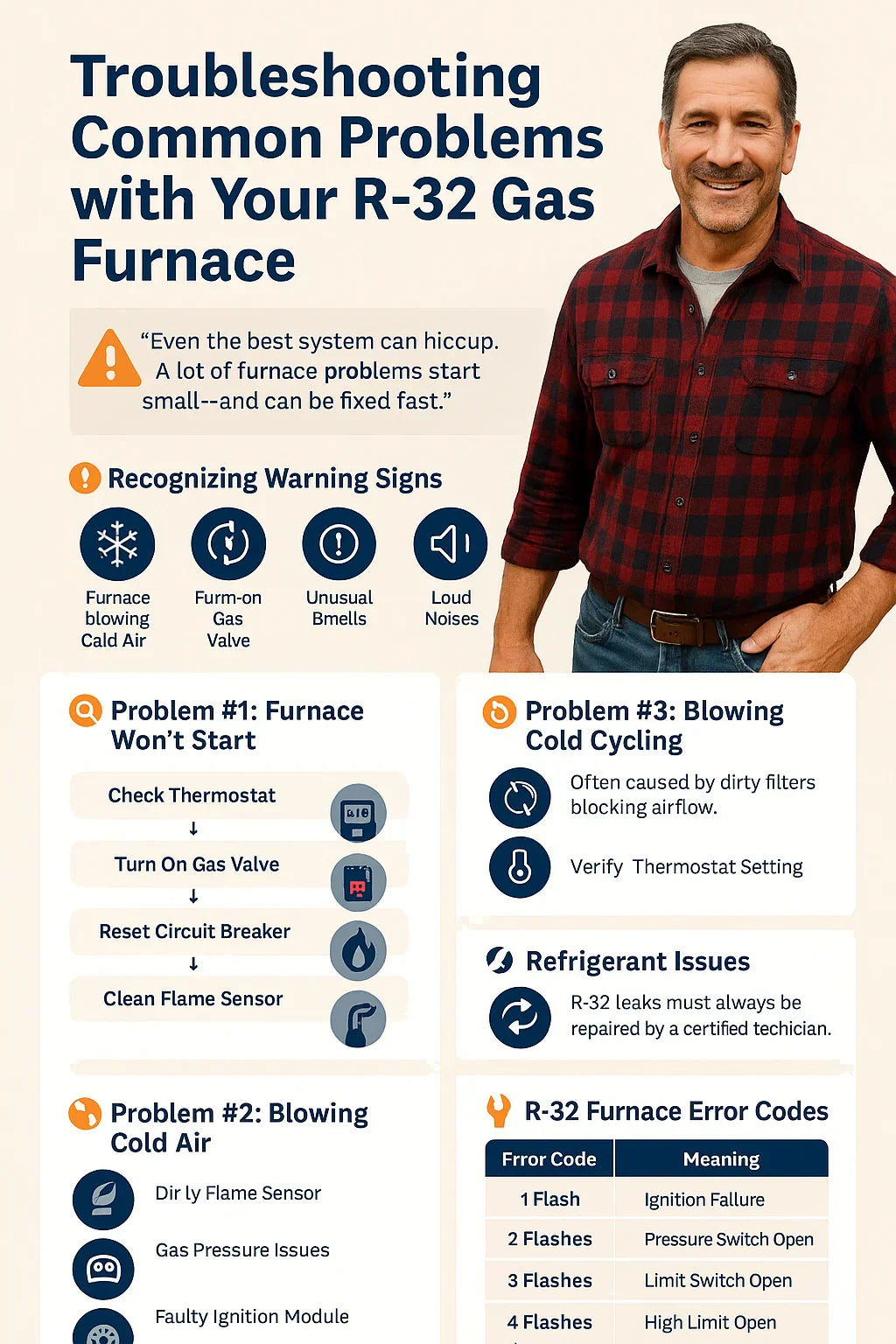Troubleshooting Common Problems with Your R-32 Gas Furnace What Homeowners Should Know