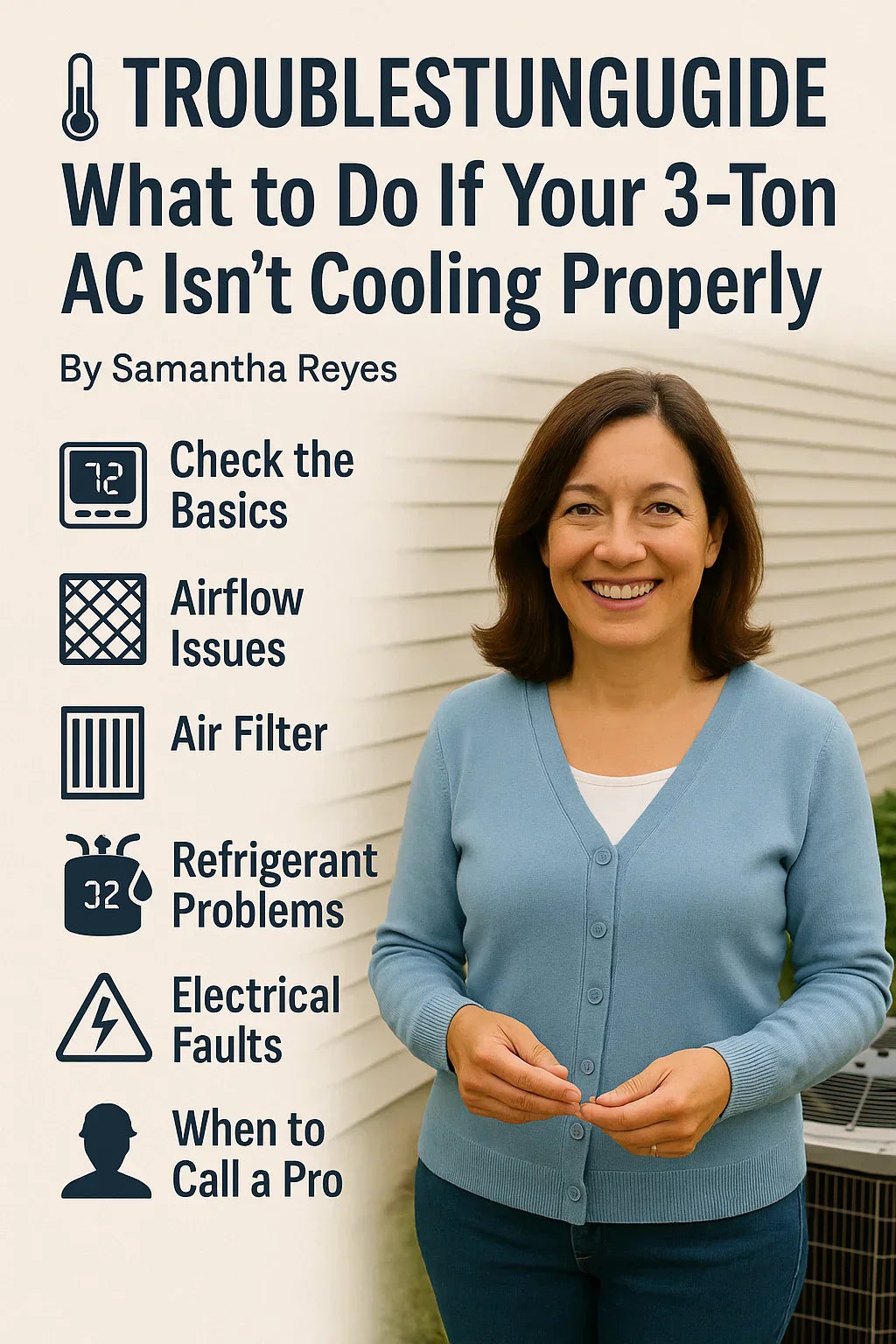 Troubleshooting Guide What to Do If Your 3-Ton AC Isn’t Cooling Properly