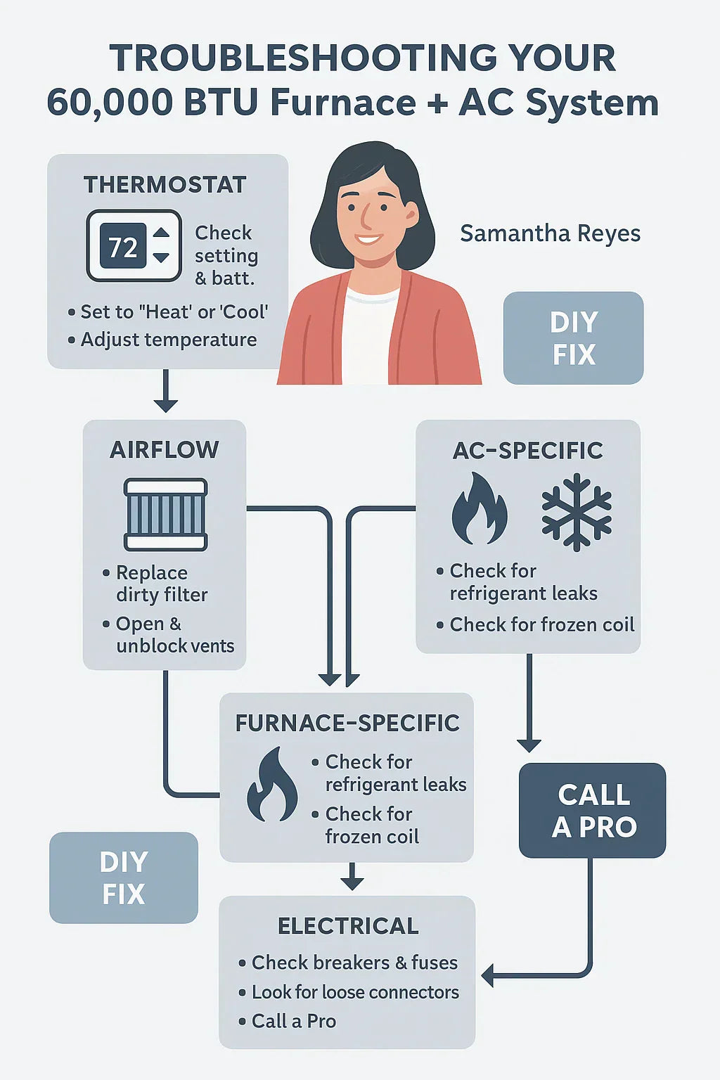 Troubleshooting Guide What to Do If Your 60,000 BTU System Isn’t Heating or Cooling Properly