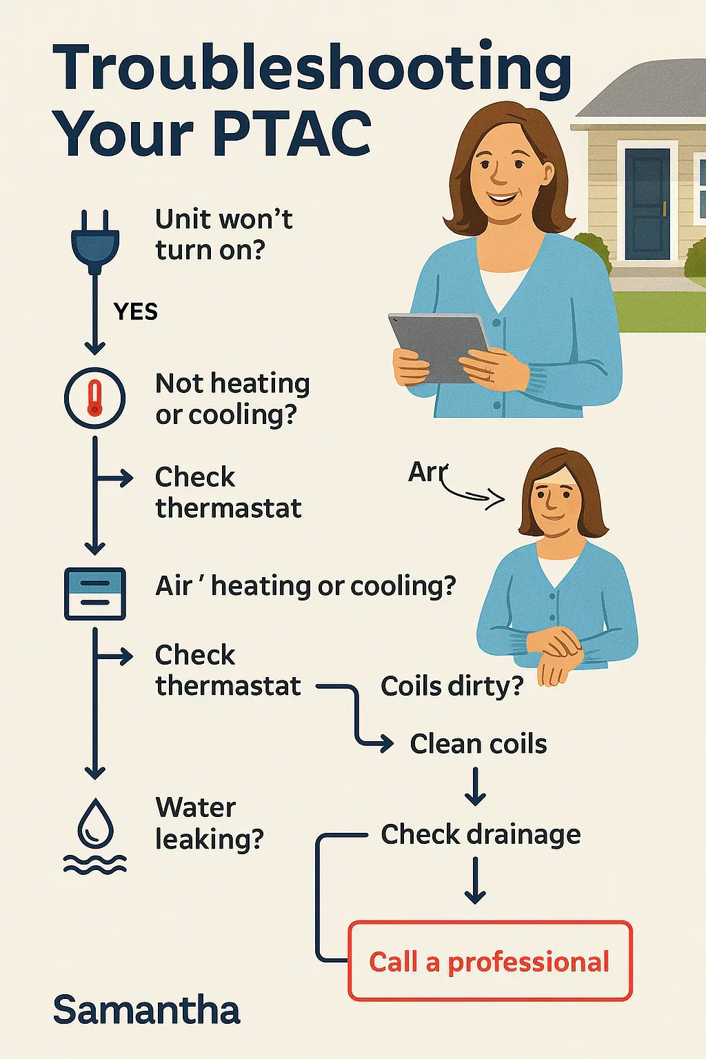Troubleshooting Guide What to Do If Your Amana PTAC Isn’t Heating or Cooling Properly