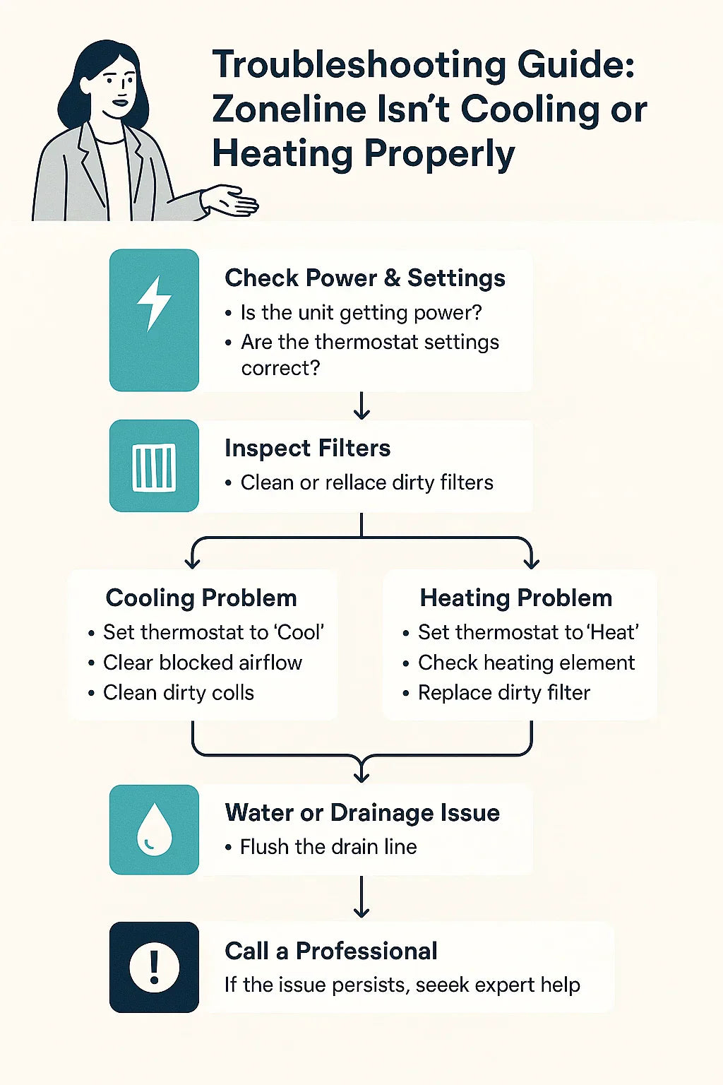 Troubleshooting Guide What to Do If Your Zoneline Isn’t Cooling or Heating Properly